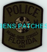 FLORIDA,A,MIAMI DADE SCHOOLS POLICE K-9 SUBDUED 3